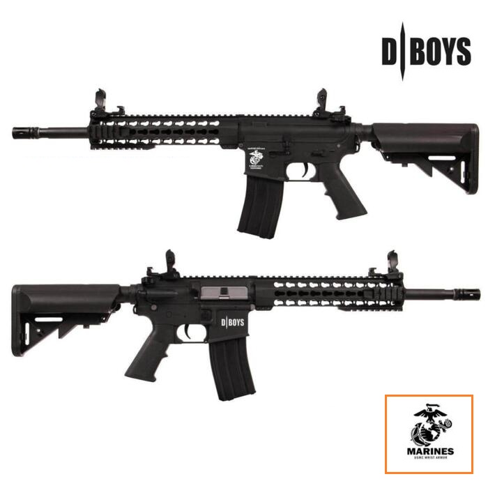 DBOYS 2.0 M4 KEYMOD 10” COMMANDO MARINE BLACK (3381) In Polimero