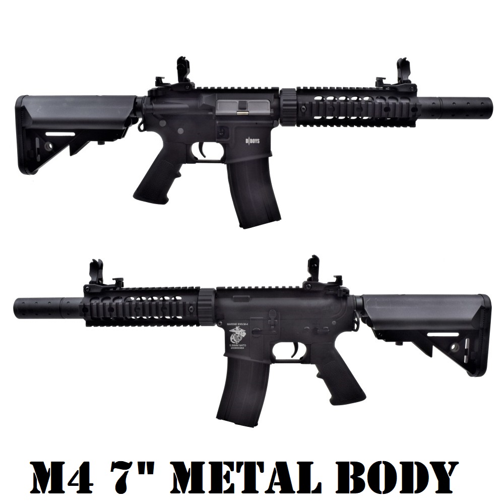 D BOYS M4 7" METAL BODY NERO (3881M)