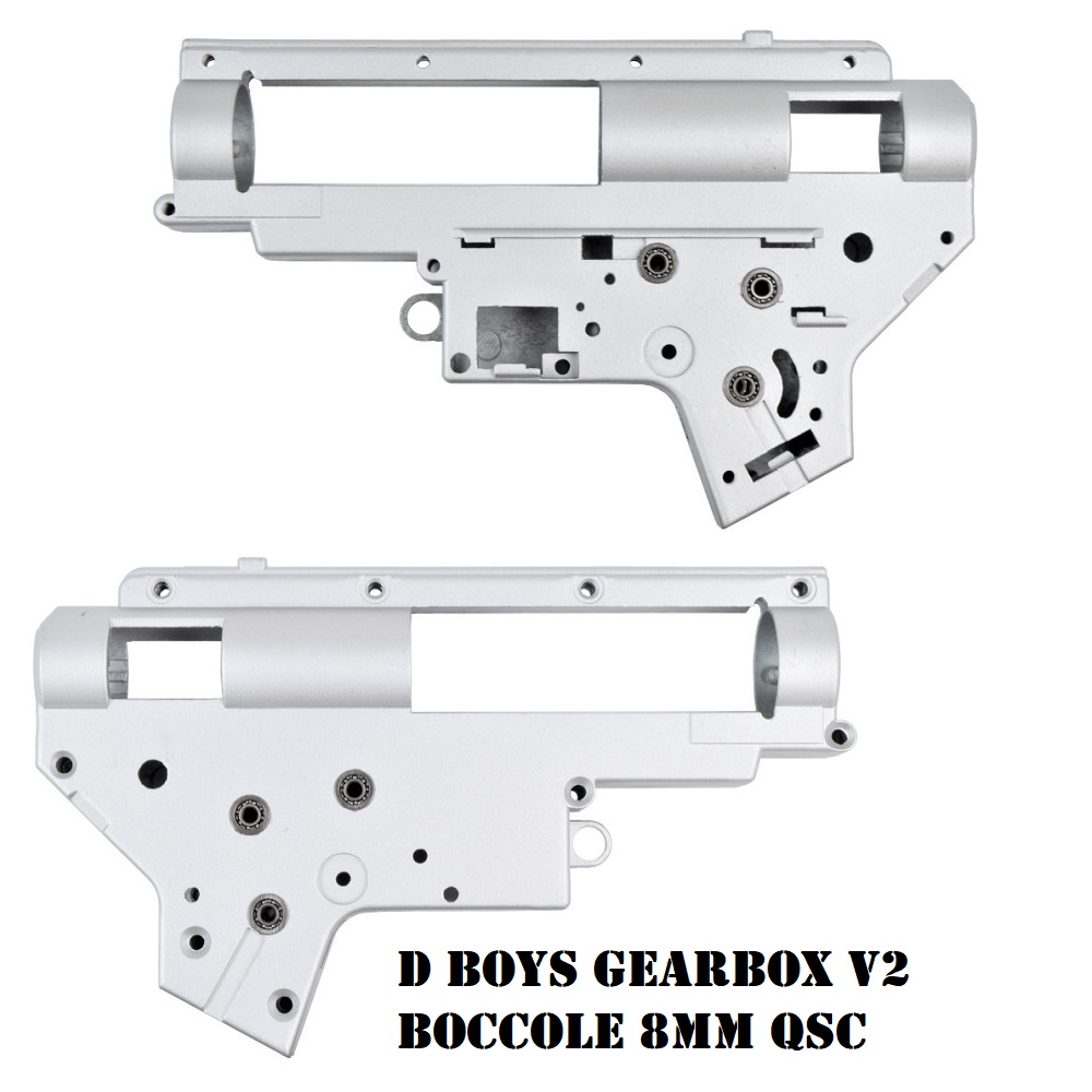 D BOYS GEARBOX V2 BOCCOLE 8MM QSC(DB108)
