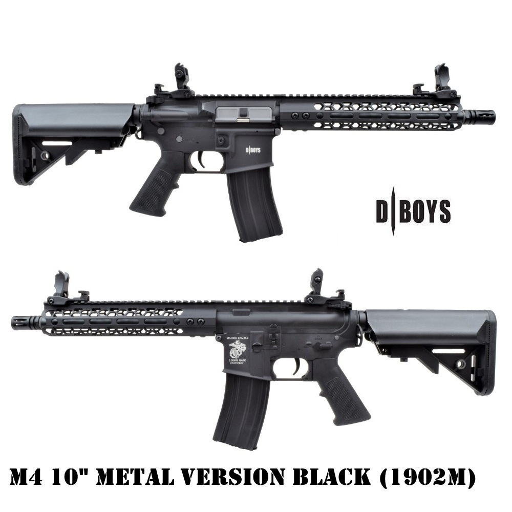D-BOYS M4 MLOK 10" METAL VERSION BLACK (1902M)