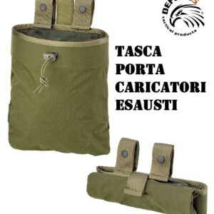 Defcon5 Foldable dump pouch olive drab - giberna avvolgibile per caricatori esausti (D5-DMP910OD)
