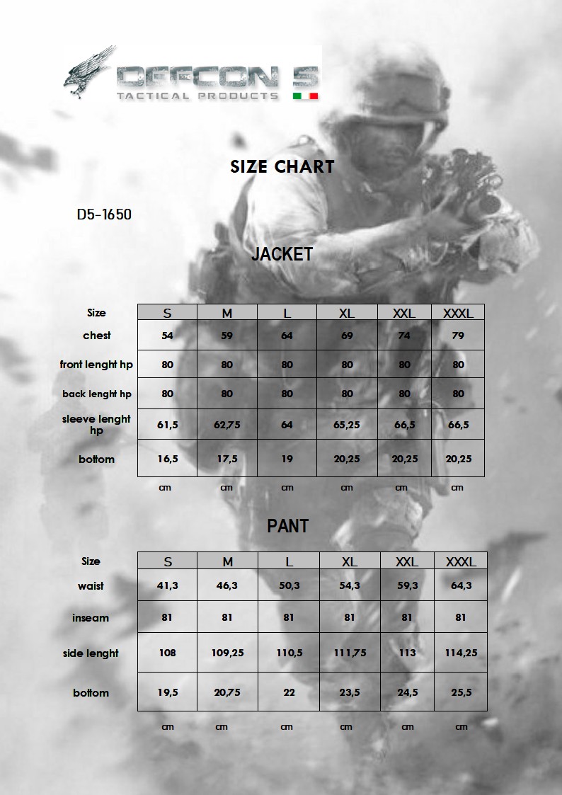 Defcon5 UNIFORME COMBAT ARMY MC (1650) Completo taglio ACU style - immagine 2