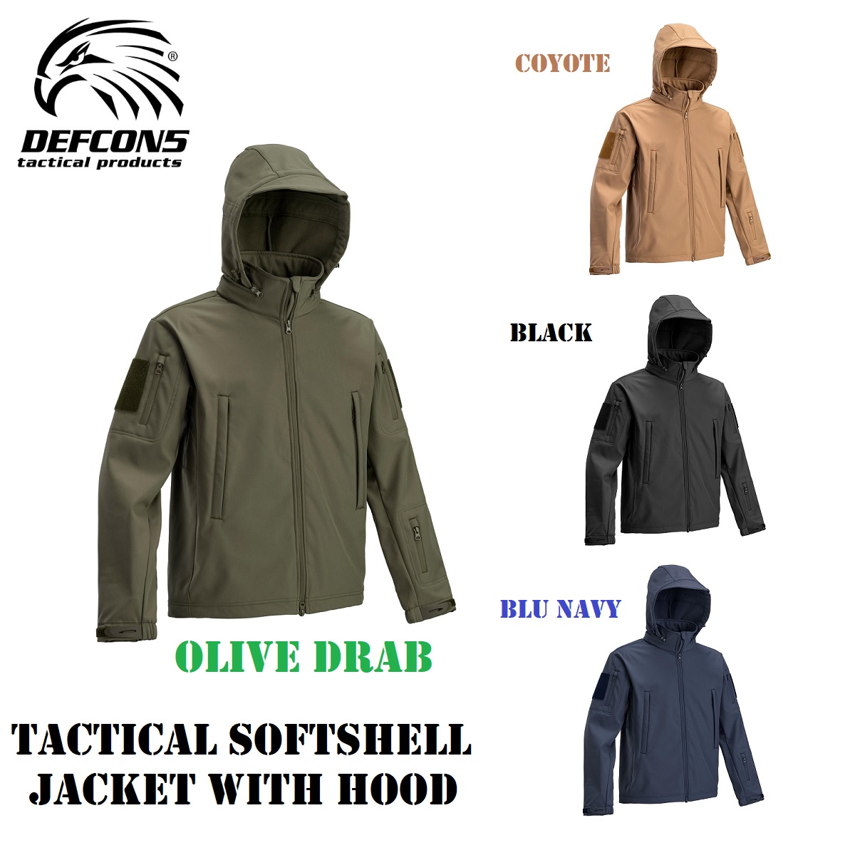 DEFCON5 TACTICAL SOFTSHELL JACKET