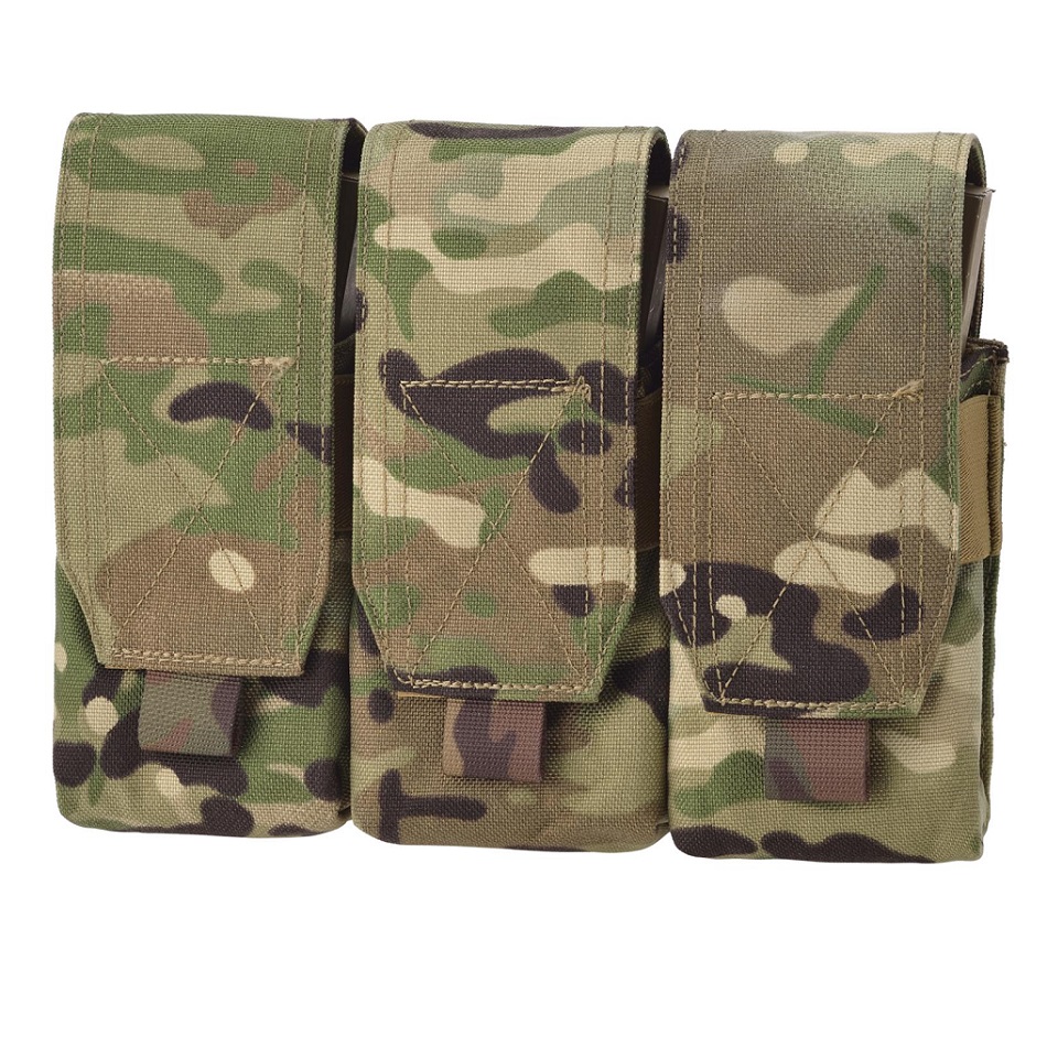 Defcon 5 Triple Mag Pouch Multicam · M4/AK · Cordura 1000D · (D5-M4AK3 MC)