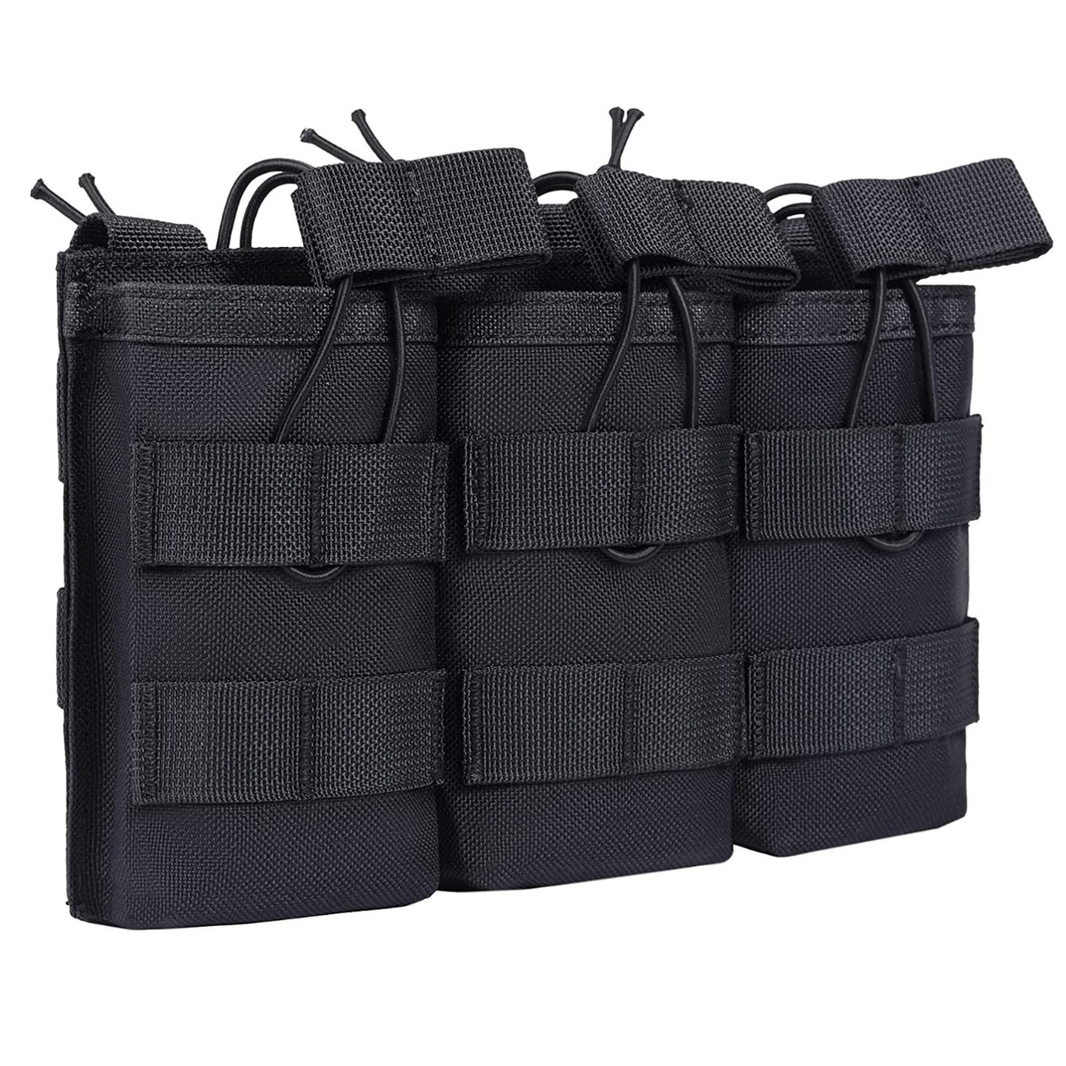 DEFCON 5 TASCA PORTA CARICATORE TRIPLO BLACK PER 5.56 e 7.62 (D5-M4AK3DOB)