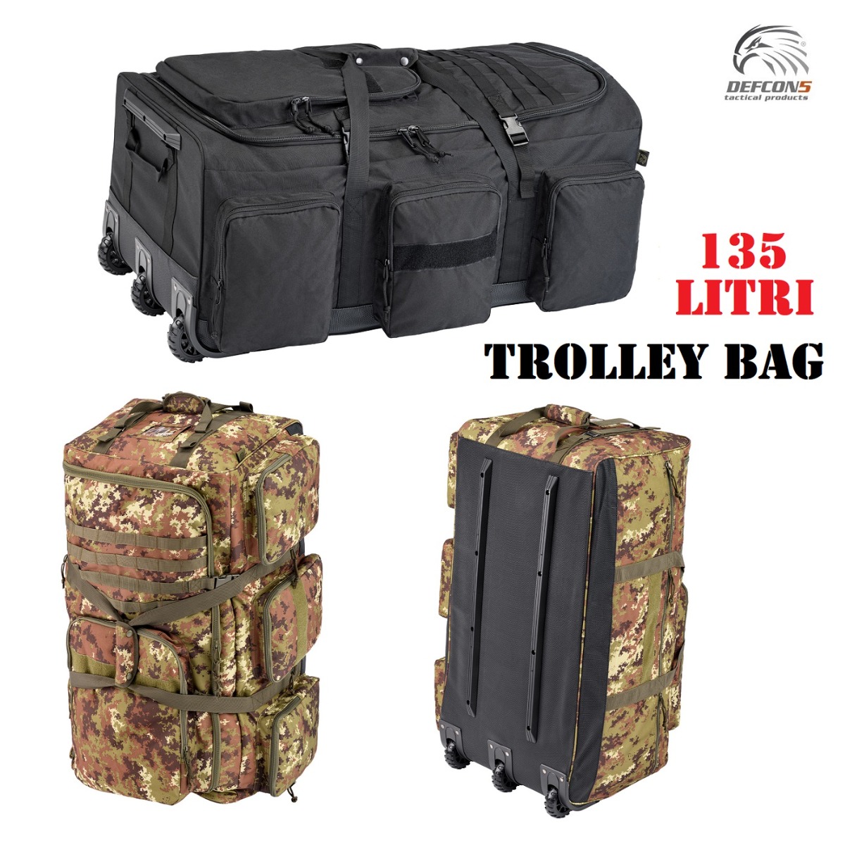 DEFCON5 Trolley Bag 135 Litri (D5-XY0024)