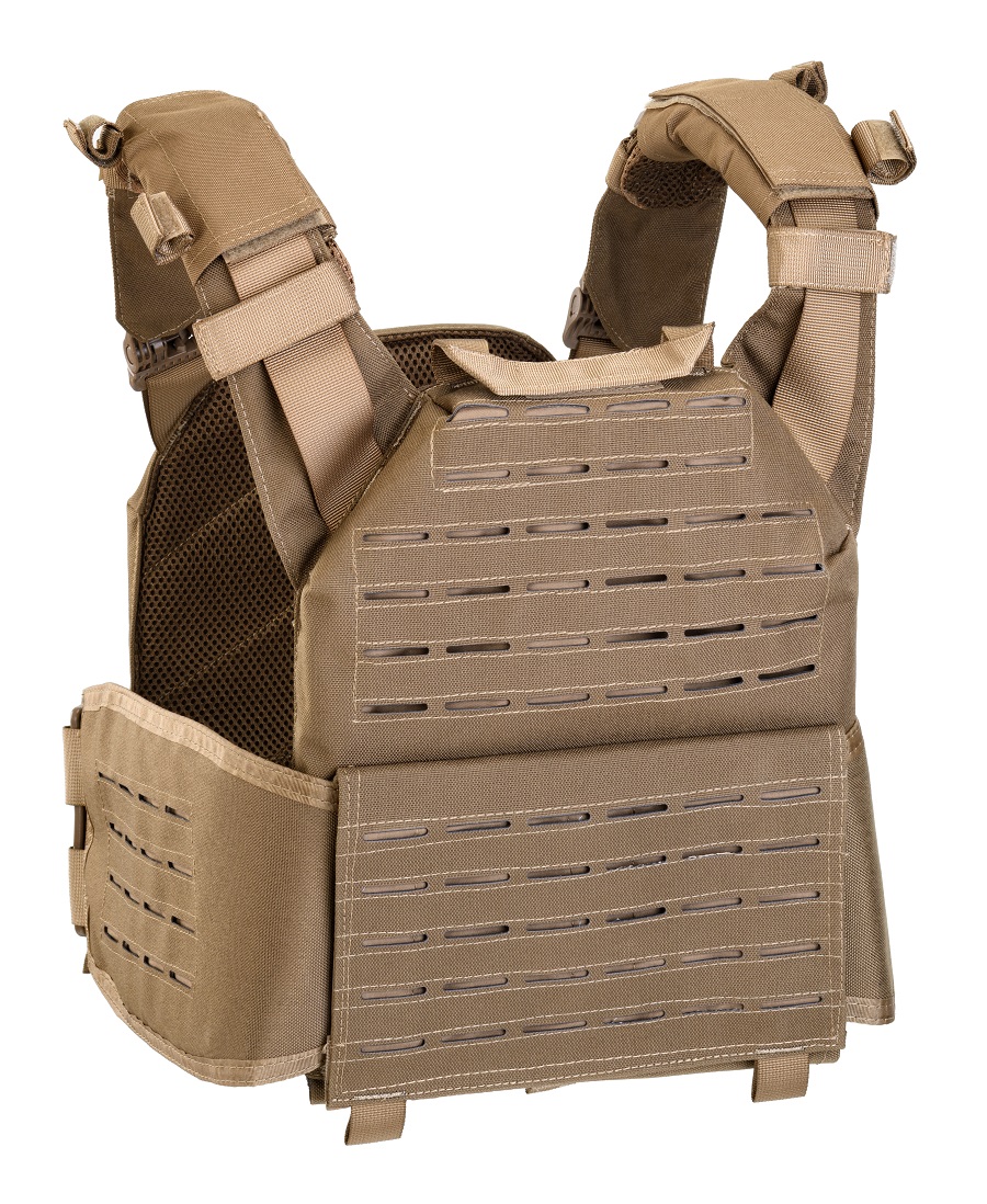 DEFCON 5 STORM PLATE CARRIER COYOTE WITH QUICK RELEASE SYSTEM + TRIPLE MAG. POUCH(D5-BAV23) - Image 2