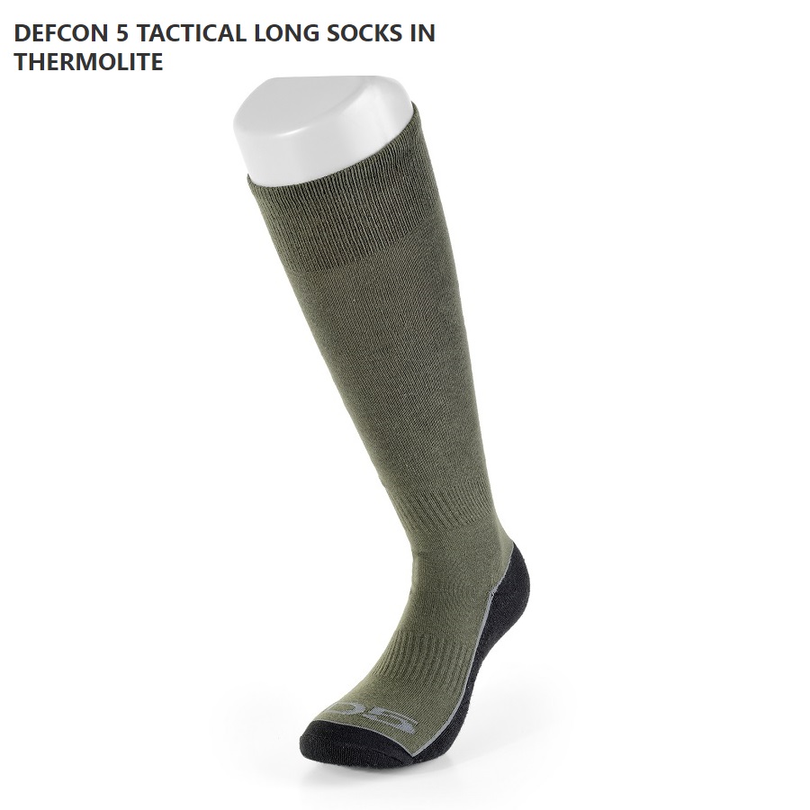 DEFCON 5 TACTICAL LONG SOCKS IN THERMOLITE (D5-CLZ)