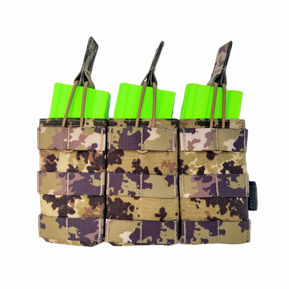 DEFCON 5 TASCA PORTA CARICATORE TRIPLO VEGETATO PER 5.56 e 7.62 (D5-M4AK3DOVI)