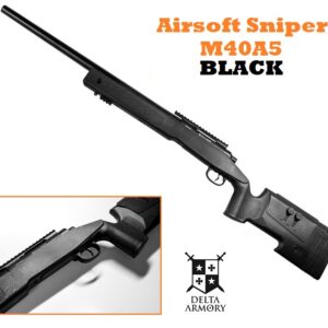 DELTA ARMORY SNIPER M40A5 Black - airsoft (DA-S01)