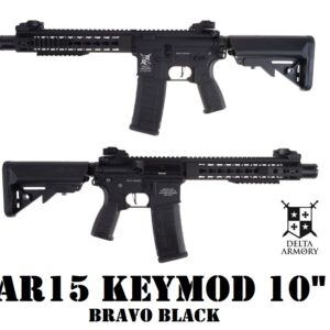 DELTA ARMORY AR15 KeyMod 10” Bravo Black - Full Metal & Full Optionals ( DA-A06)