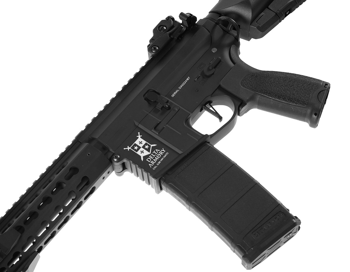 DELTA ARMORY AR15 KeyMod 8” ALPHA Black - Full Metal & Full Optionals ( DA-A05) - Image 3