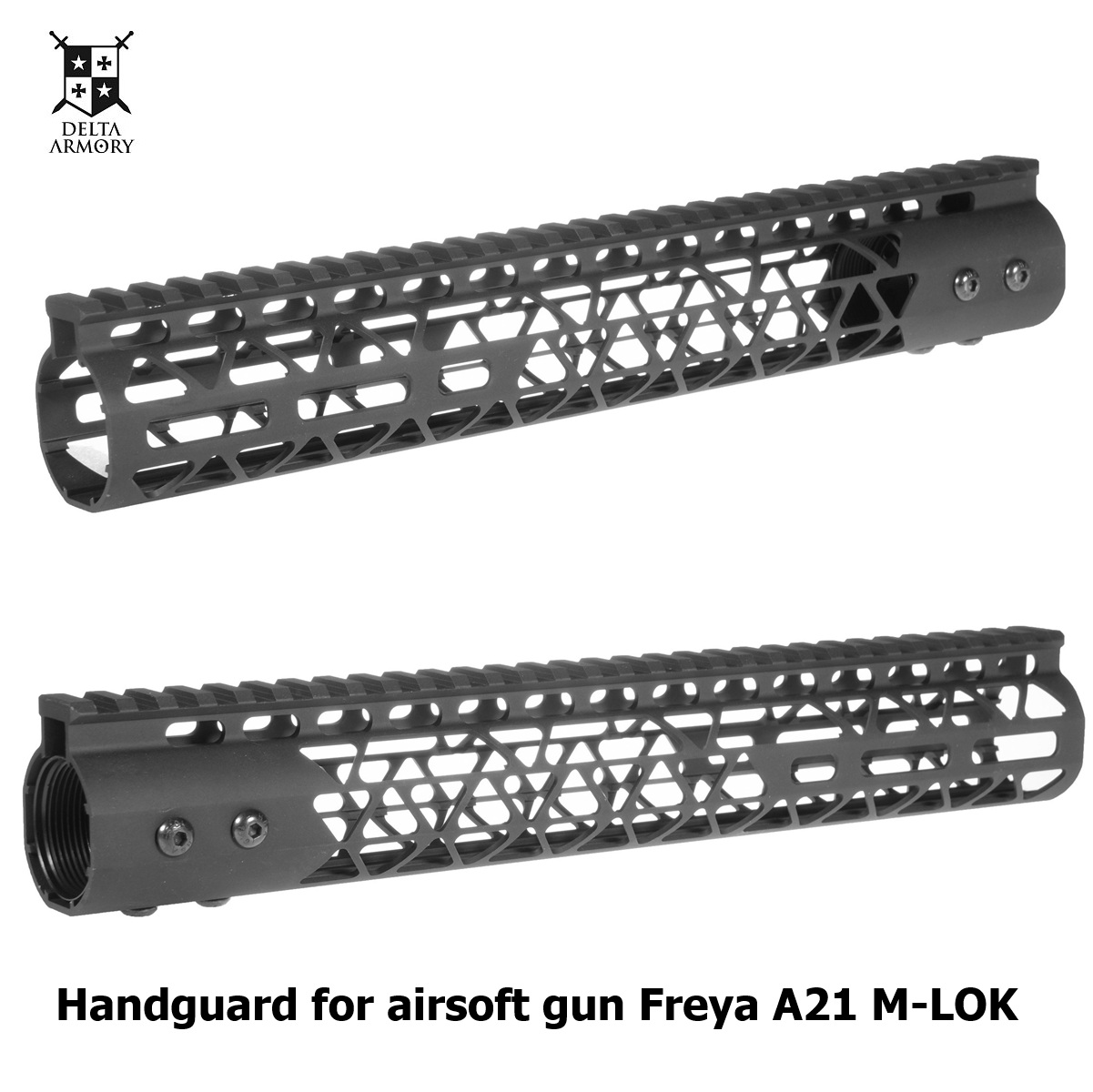 Delta Armory Handguard for airsoft gun Freya A21 M-LOK Black (DA-AA-FRY-A21-BLK)