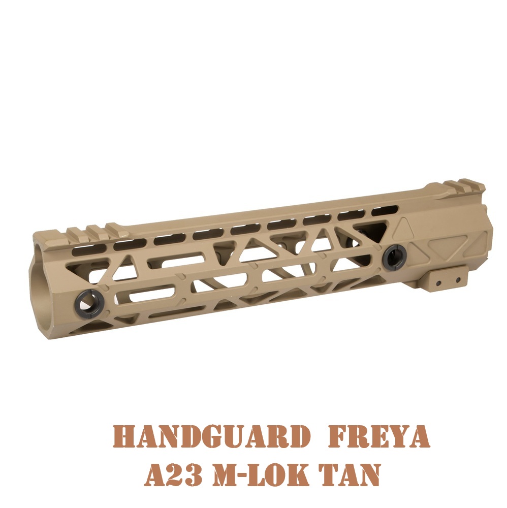 Delta Armory – Handguard Freya A23 M‑LOK TAN in metallo (DA-ACC-FRY-A23-TAN)