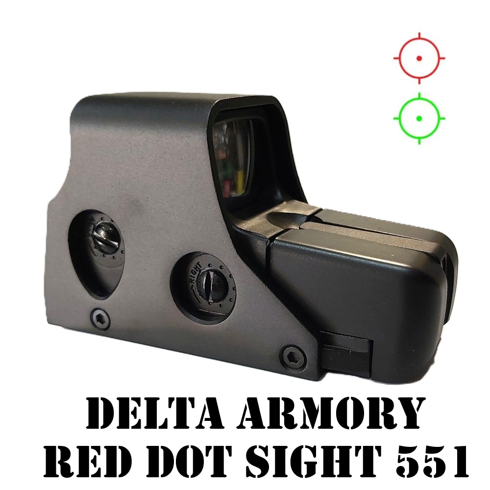 DELTA ARMORY RED/GREEN DOT SIGHT 551 BLACK (GO-KOL-05-BLK)