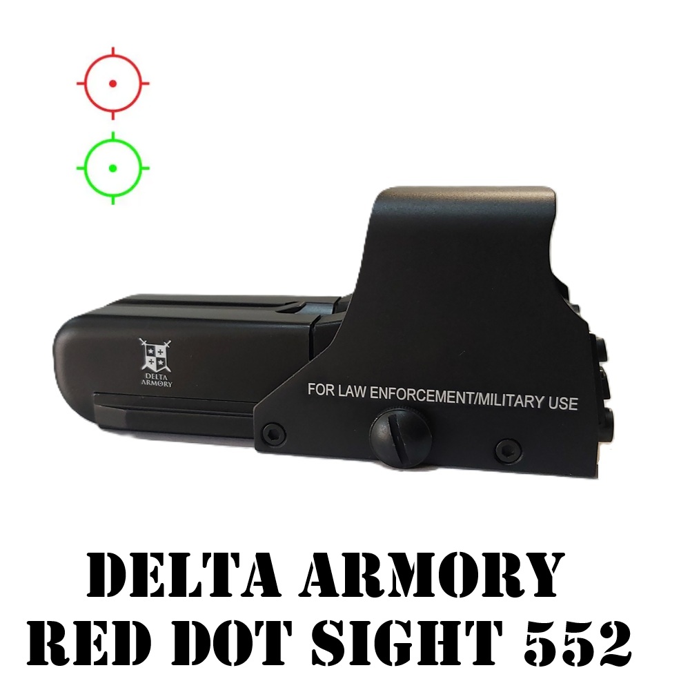 DELTA ARMORY RED/GREEN DOT SIGHT 552 BLACK (GO-KOL-02-BLK)