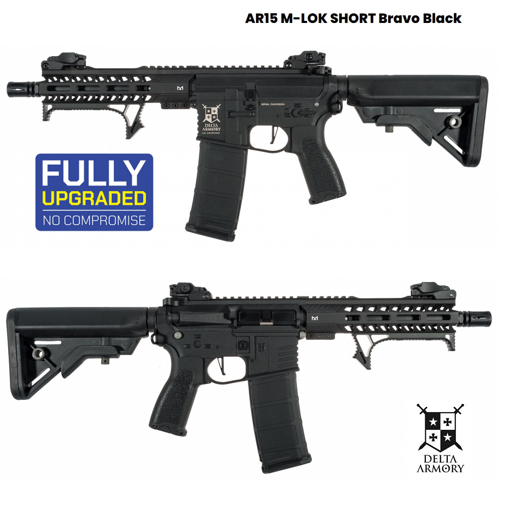 DELTA ARMORY - AR15 M LOK SHORT BRAVO Black (DA-A13)