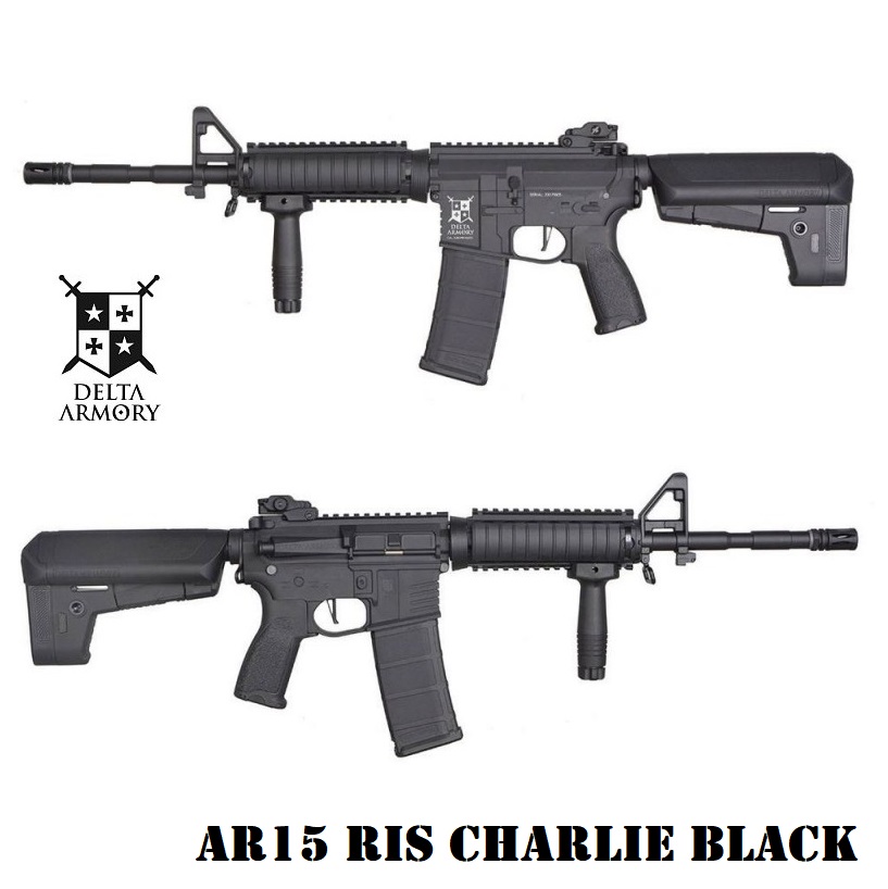 Delta-Armory AR15 RIS CHARLIE Black(DA-C03)