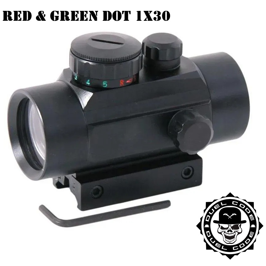 DUEL CODE 1x30 RED&GREEN DOT (AC10416)