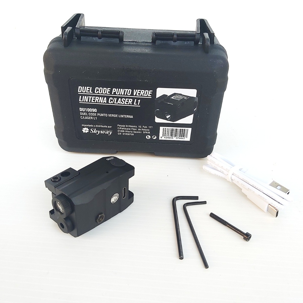 DUAL CODE Laser Verde con torcia tattica da pistola L2 da 300 Lumens (DU10090) - Image 6
