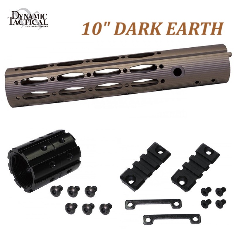 DYTAC 10" Ergonomic Rail in Dark Earth 