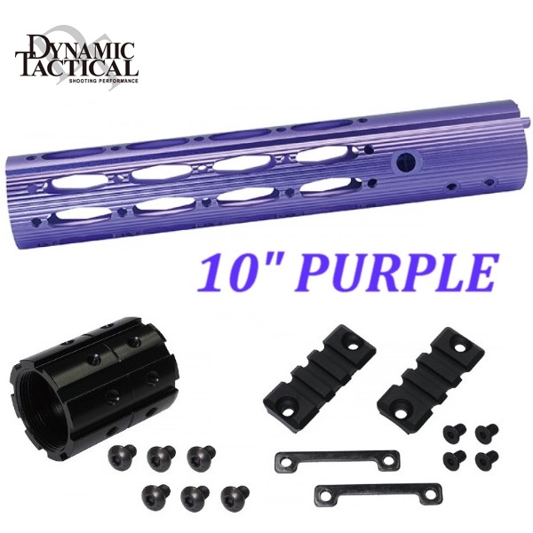 DYTAC 10" Ergonomic Rail in PURPLE 
