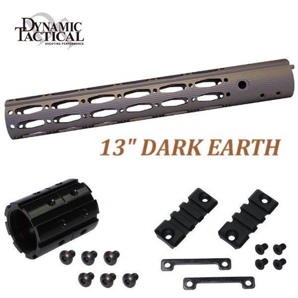 DYTAC 13" Ergonomic Rail in DARK EARTH