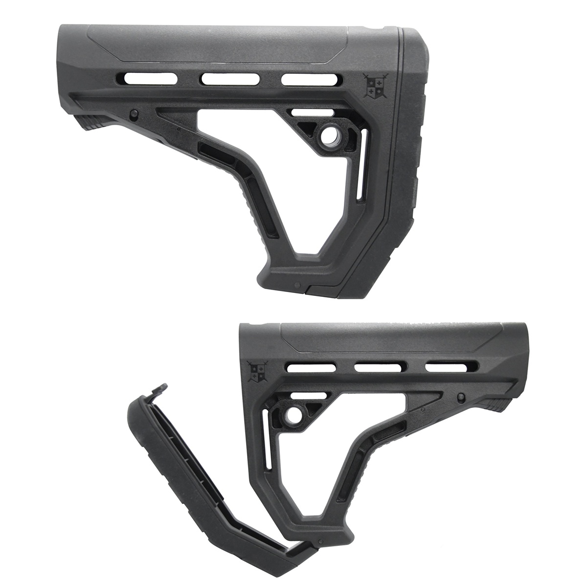 DELTA ARMORY EAGLE stock V.2 BLACK (DA-ACC-43) In Polimero