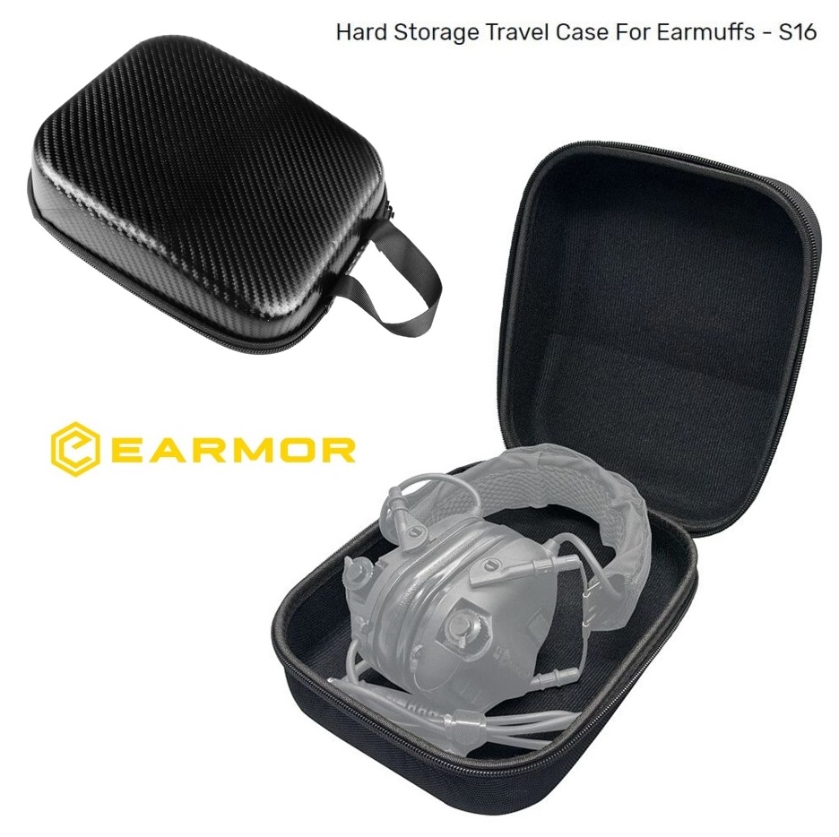 Earmor - Hard Storage Travel Case For Earmuffs - S16
