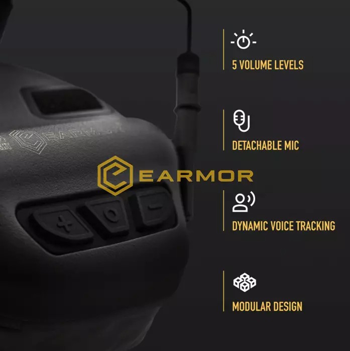 EARMOR™ M32X PLUS ARC Electronic Hearing Protector - Image 5