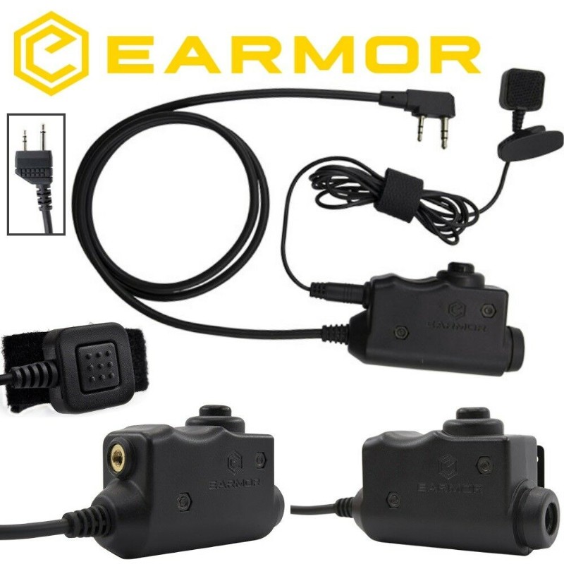Opsmen Earmor M52-MIL PTT (Push-to-talk) compatibile Midland