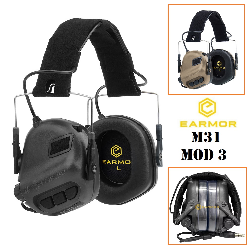 OPSMEN EARMOR M31 HEADSET -CUFFIA ELETTRONICA MOD 3 - new style