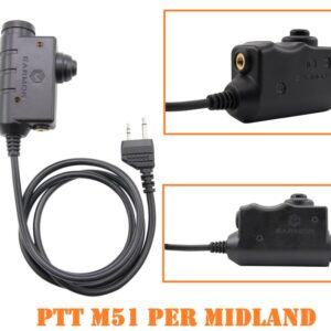 EARMOR PTT M51 PER MIDLAND
