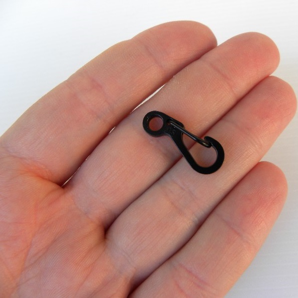EDC Mini Carabiner black 2,5 cm - immagine 4
