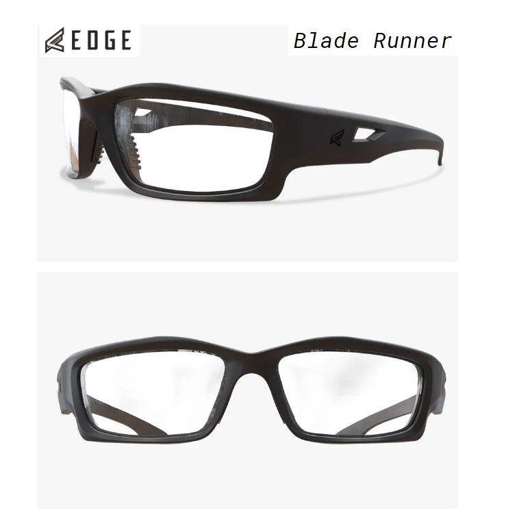 EDGE TACTICAL Blade Runner Black/Clear lens (SBR6)