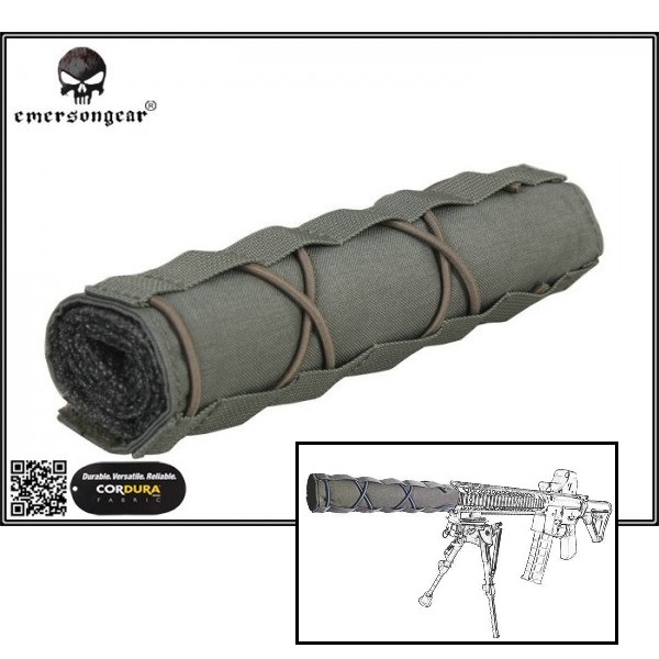 EMERSON GEAR 22CM SUPPRESSOR COVER FOLIAGE GREEN
