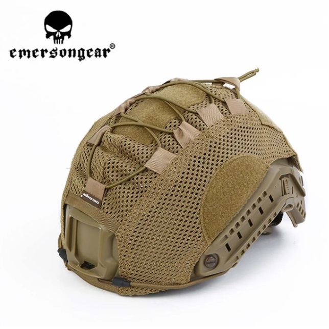 EMERSONGEAR AG style OPS-CORE PJ FAST Helmet Cover Coyote Brown