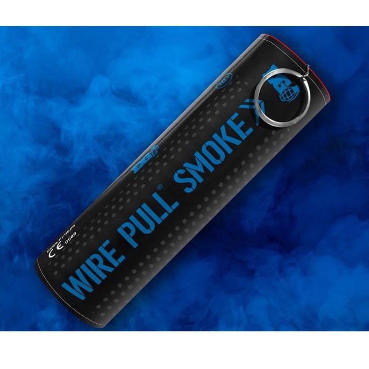 ENOLA GAYE BLU WIRE PULL SMOKE GRENADE (50gr) - immagine 2
