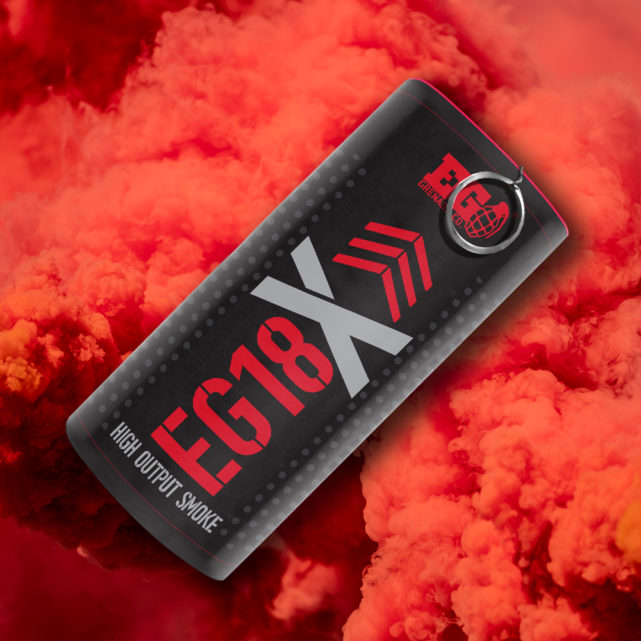 Enola Gaye RED EG18 smoke granade- 100Gr.
