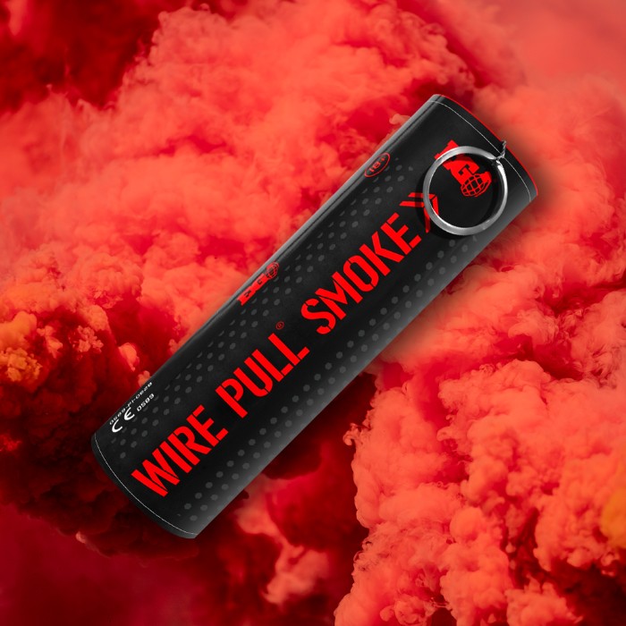 ENOLA GAYE RED WIRE PULL SMOKE GRENADE (50gr)