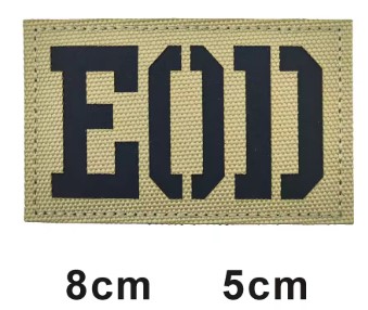 EOD Patch laser cut - infrared- con velcro sul retro - immagine 4