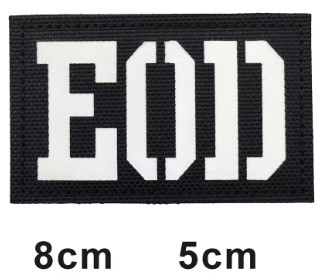 EOD Patch laser cut - infrared- con velcro sul retro - immagine 2