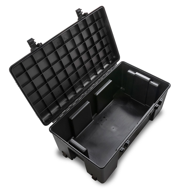 EXPLORER CASE 89LT - BAULE/TROLLEY POLIPROPILENE NERO - CON MANIGLIA E ROTELLE - Image 2