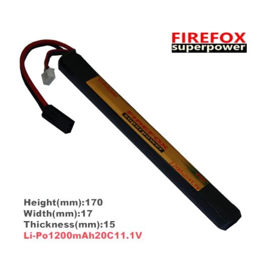 FIREFOX BATTERIA LIPO 11,1 20c 1200mAh