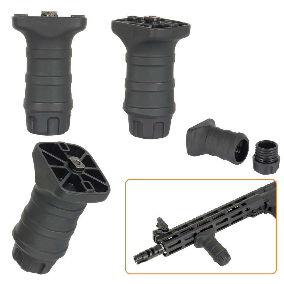 FMA Stubby Fore Grip MLOCK - Black ( TB1281_BK)