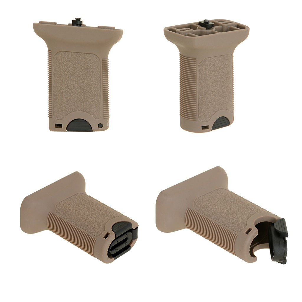 FMA Vertical Grip Short for MLOCK Handguard - Dark Earth (TB1108_DE)