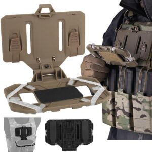 Folding Navigation Board / Smartphone Holder for Vest and Plate Carrier Attachment