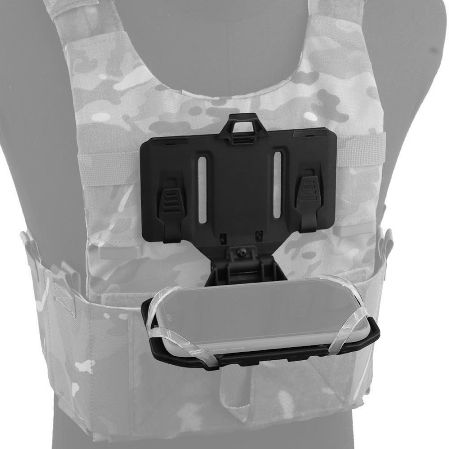 Folding Navigation Board / Smartphone Holder for Vest and Plate Carrier Attachment - Image 3