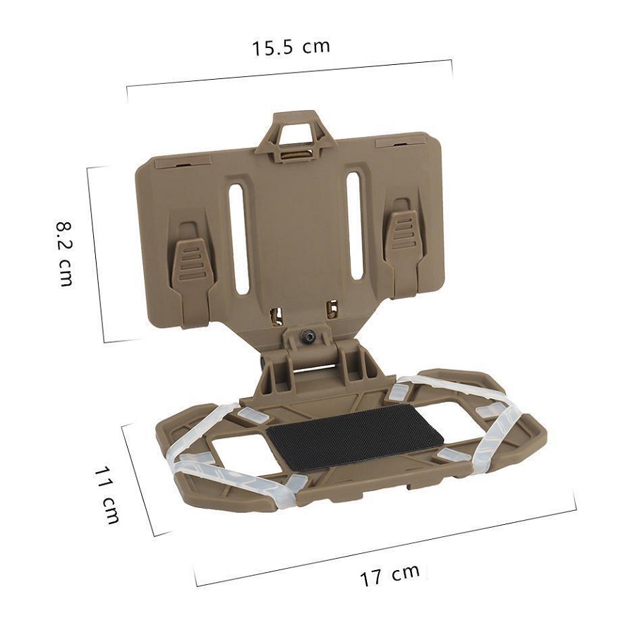 Folding Navigation Board / Smartphone Holder for Vest and Plate Carrier Attachment - Image 4