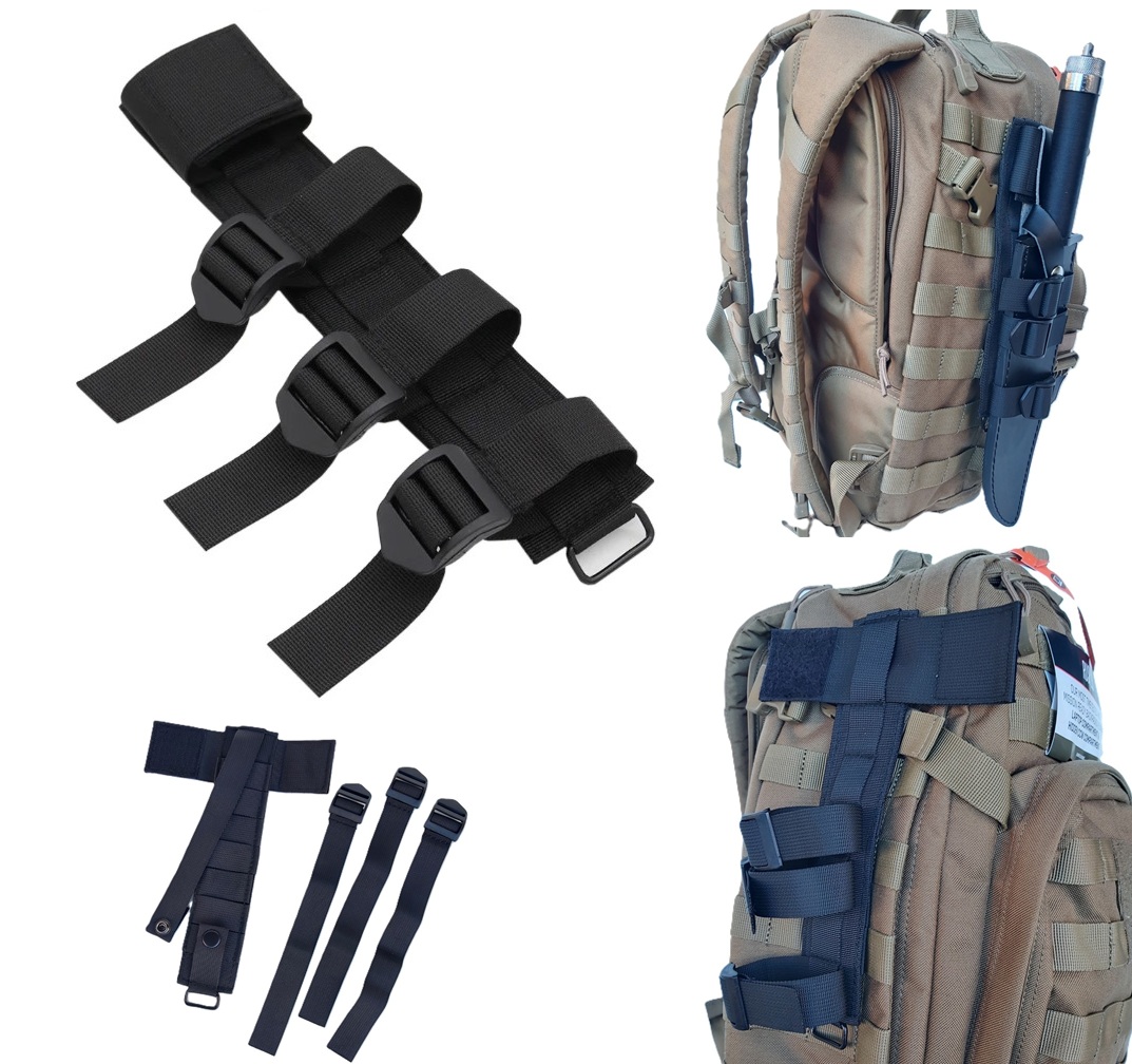 Porta Coltello da Zaino - MOLLE compatibile - colore nero